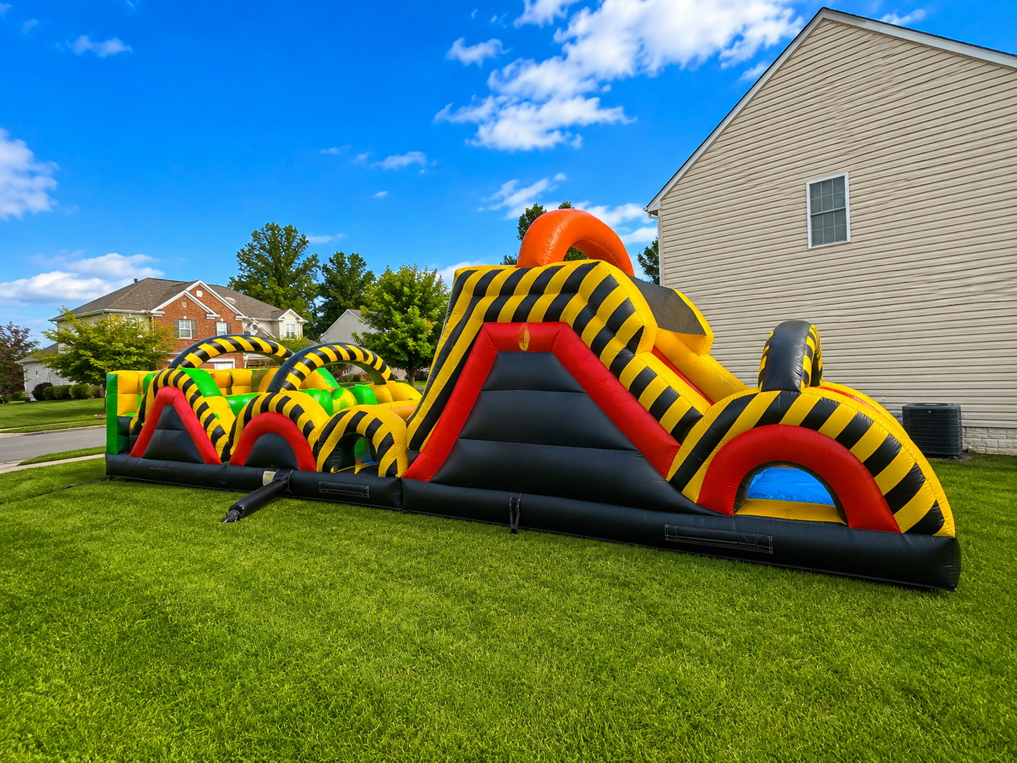 60-foot Backyard Extreme Obstacle Course rental
