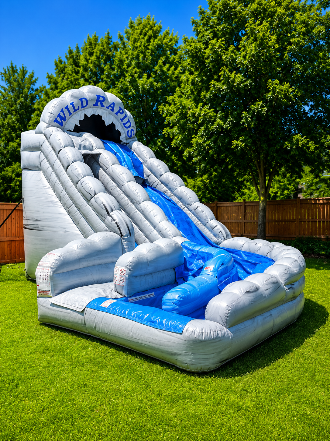 Wild Rapid 2-Lane Water Slide rental from Sen Party Rentals